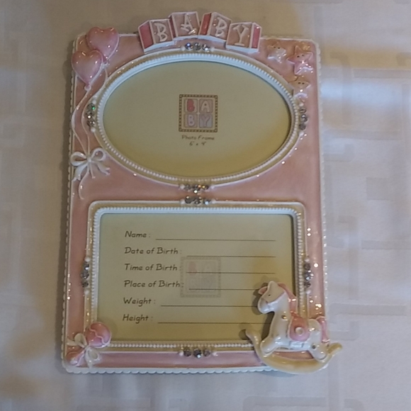 Pink Baby Picture Frame - Picture 4 of 5